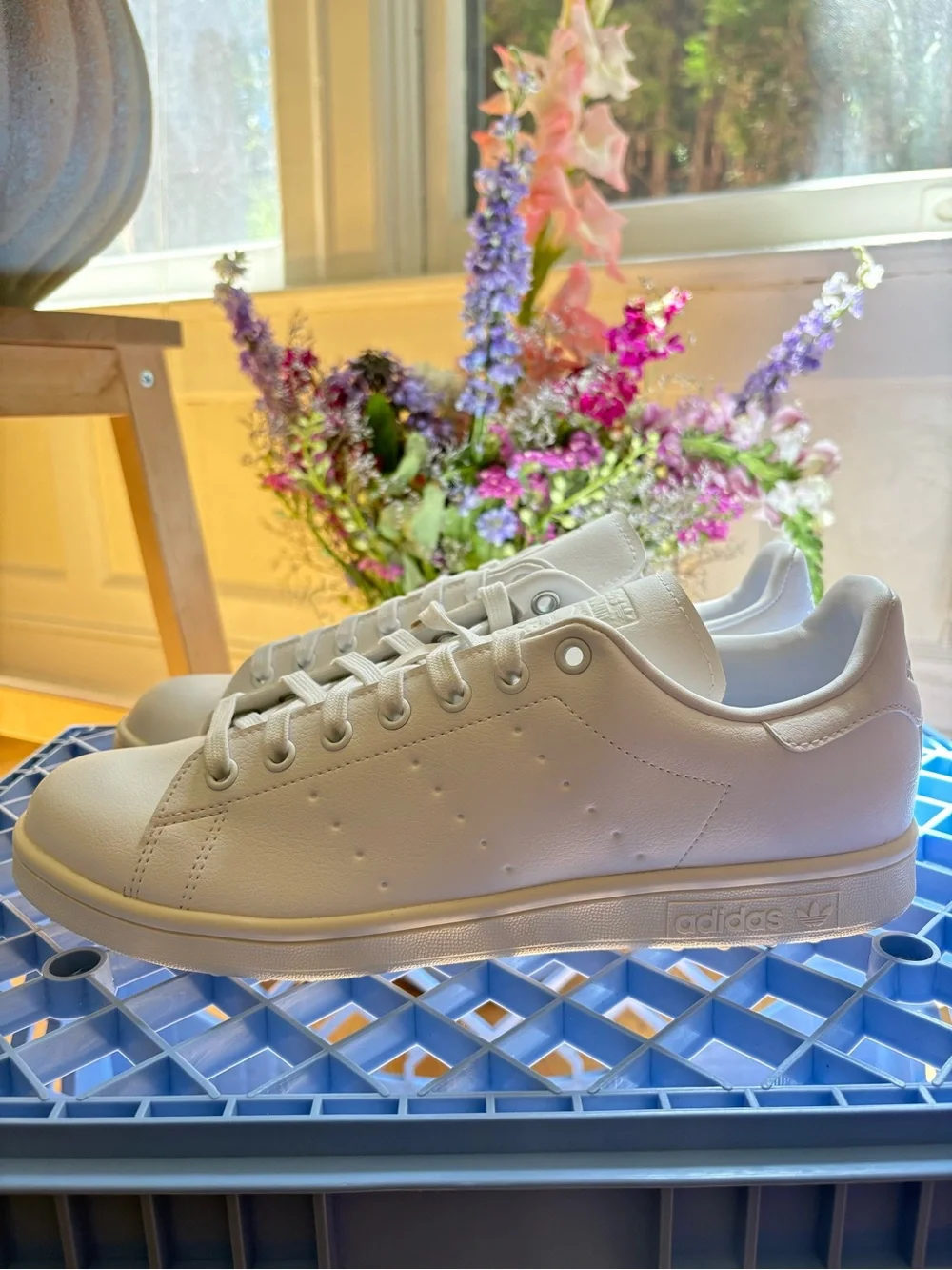 adidas all white